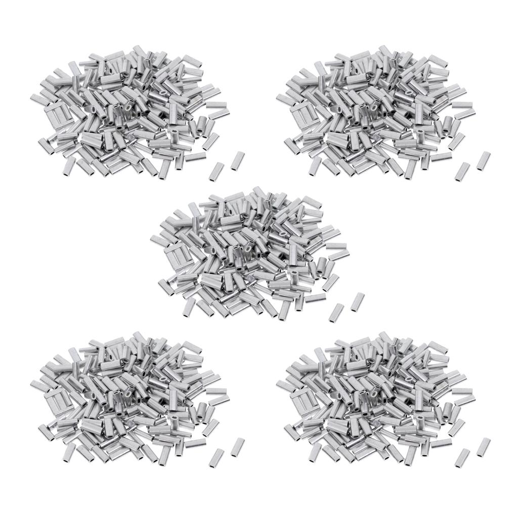 Fishing Line - Aluminum Single Fishing Line Sleeve Crimp