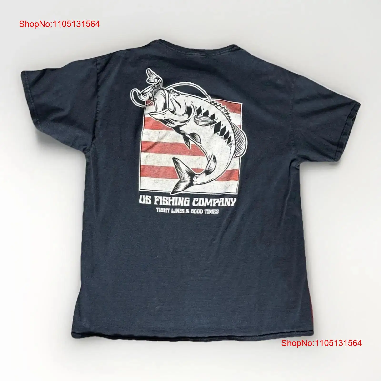 US Fishing Co T Shirt L Black  – обзор и цена Fishing Line