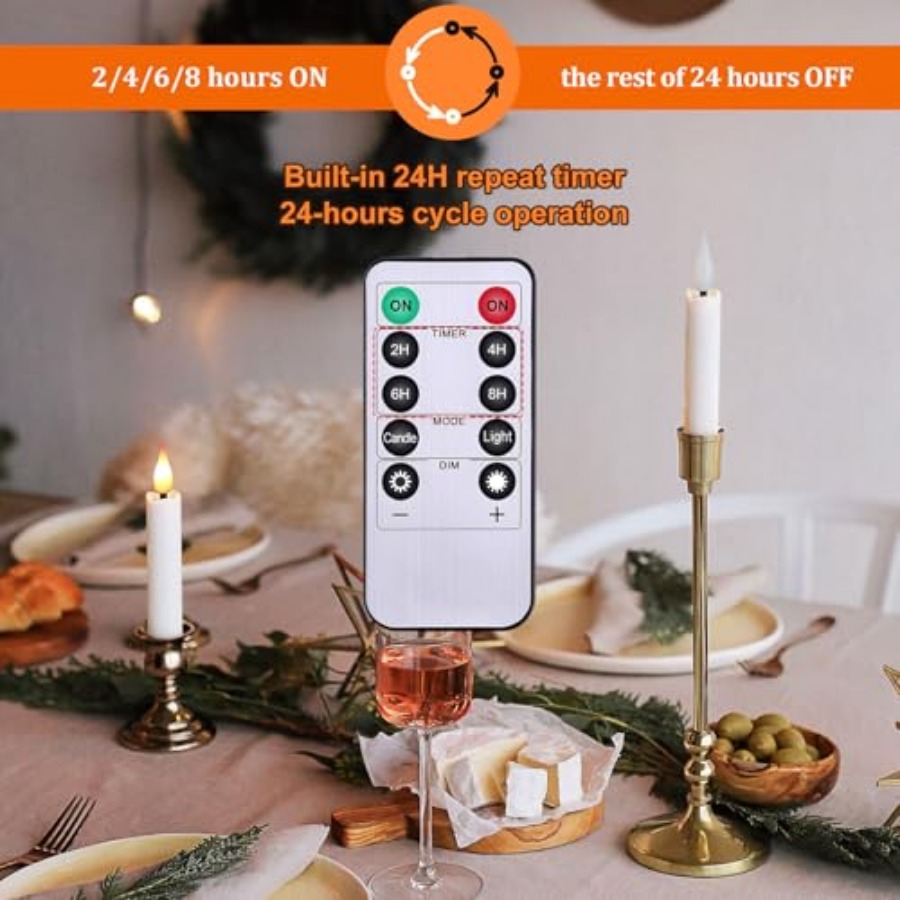 Pcs LED Taper Candles Light Se – обзор и цена Fishing Line