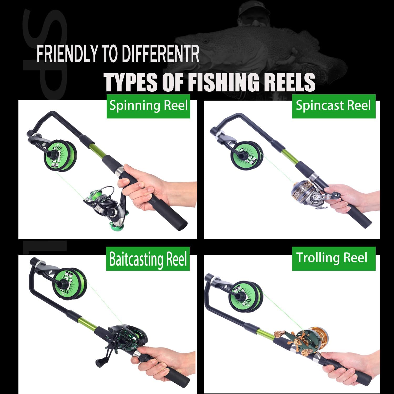 Fishing Line Spooler, Adjustab – обзор и цена Fishing Line