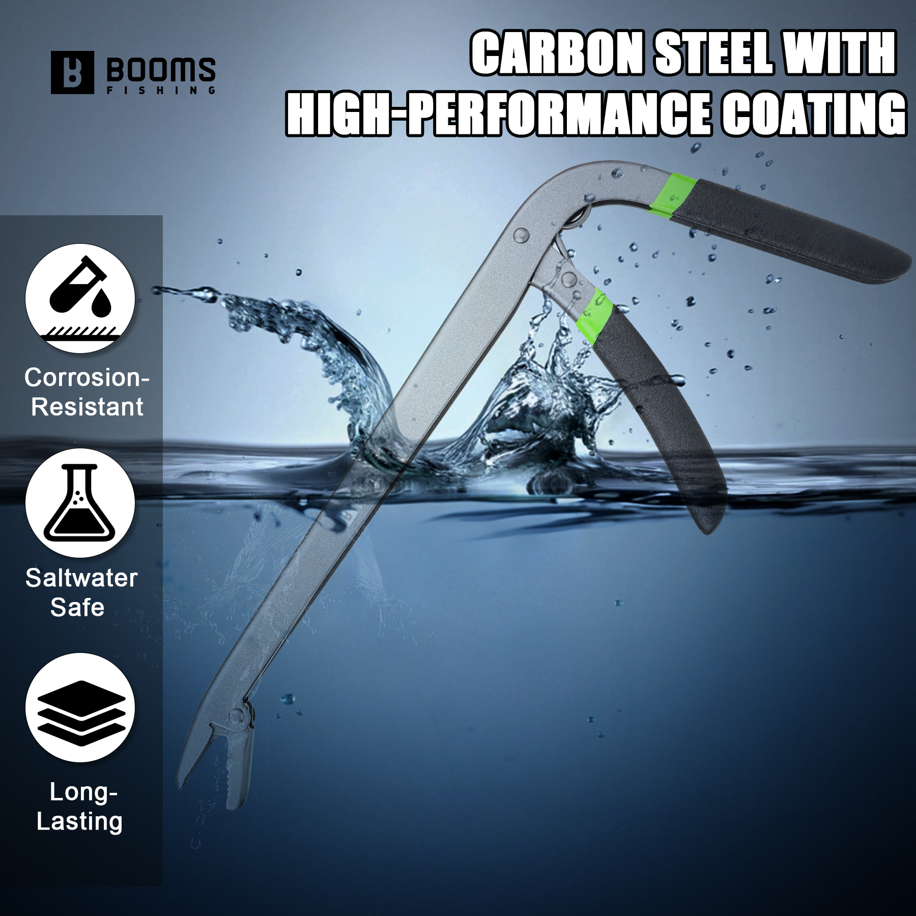 Booms Fishing 25cm Carbon Stee – обзор и цена Fishing Equipment Price